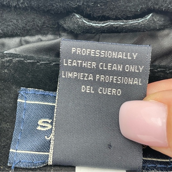 VTG Western Whip Stitch Leather Genuine Suede Coat Womens Size S Sonoma Jeans Co - Picture 9 of 15